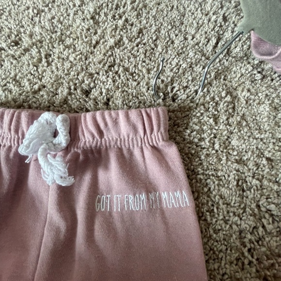 Got it from my momma matching sweat set size 3-6m - Picture 5 of 6